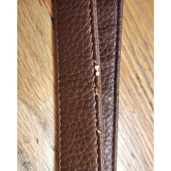 JOSE HESS The Danbury Mint Large Handbag Purse Caramel Tote Bag w/Shoulder Strap - Picture 14 of 16